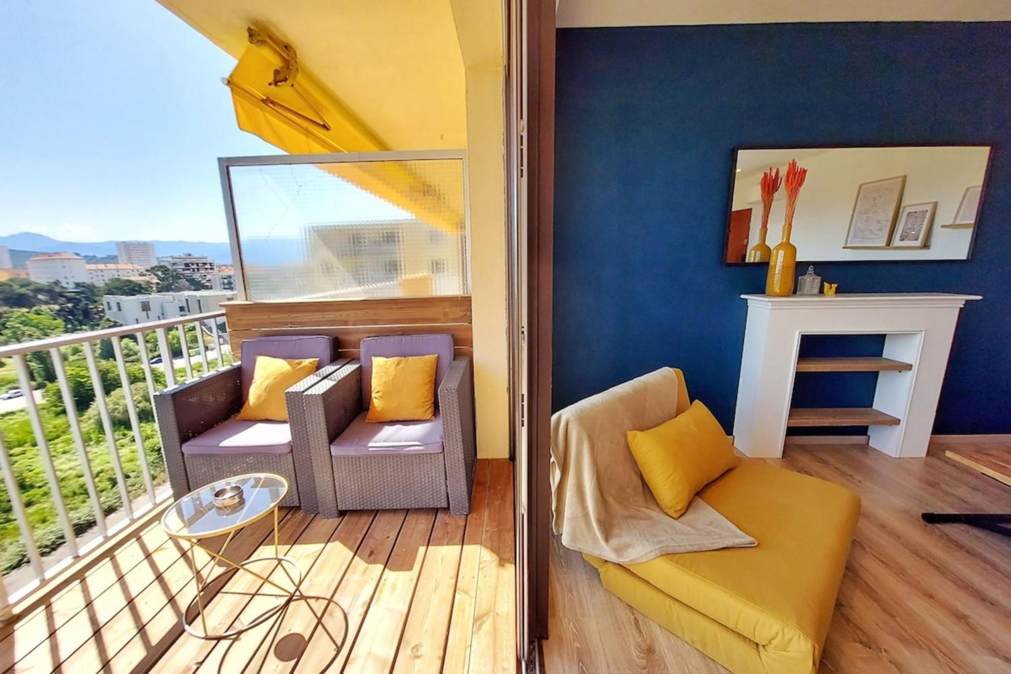 Marlene - Terrace Free Parking - By Tgb Apartman Ajaccio  Kültér fotó