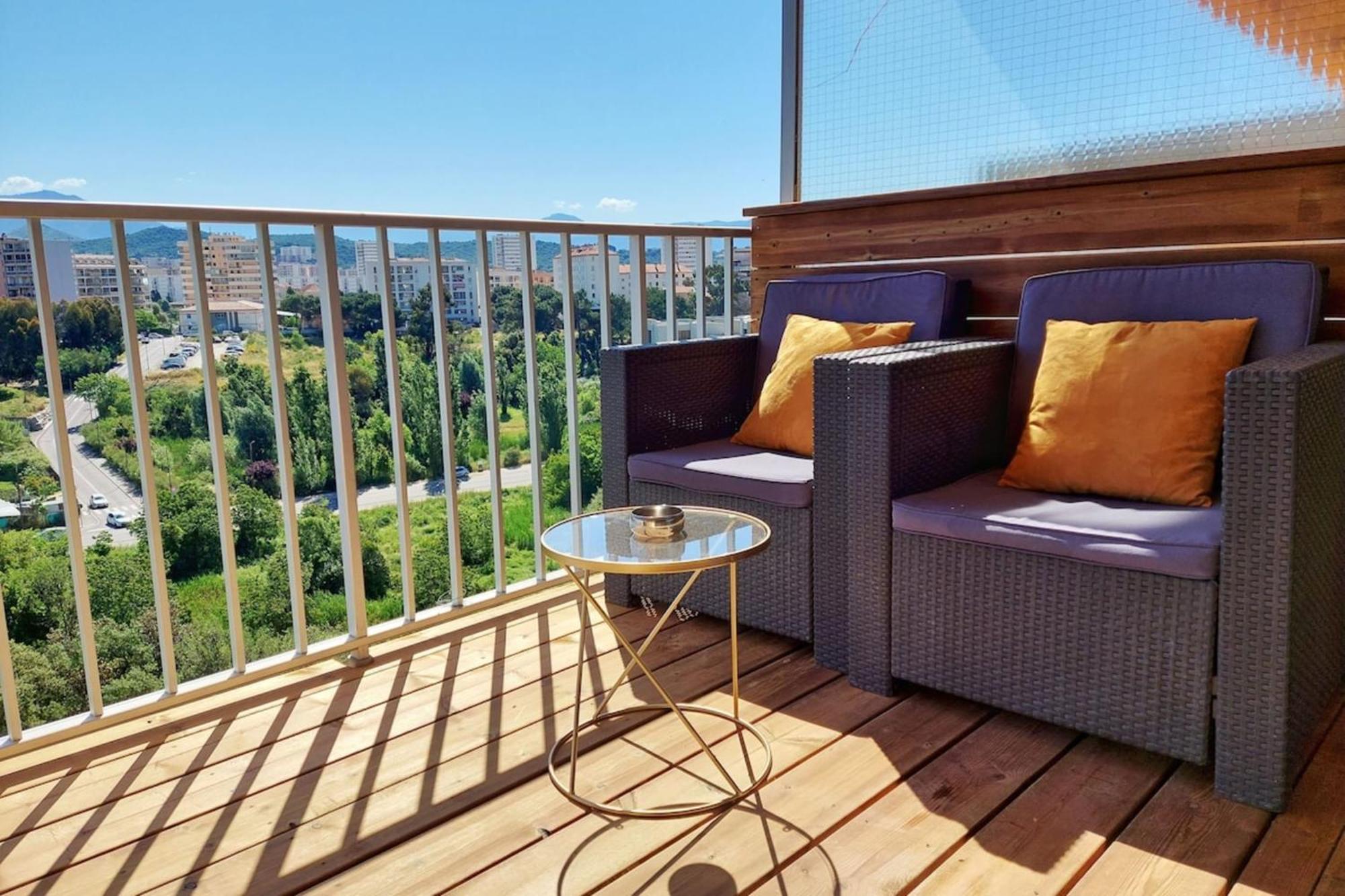 Marlene - Terrace Free Parking - By Tgb Apartman Ajaccio  Kültér fotó
